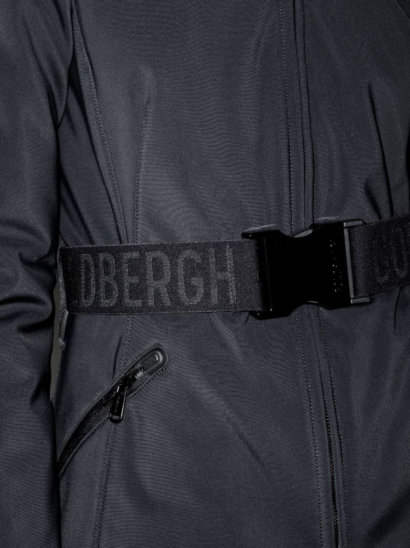 Black Hida Padded Ski Jacket