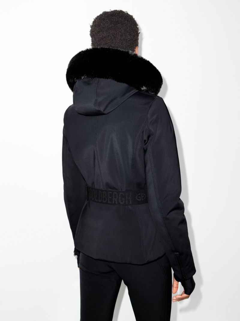 Black Hida Padded Ski Jacket