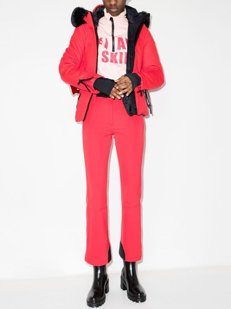 Red Hida Padded Ski Jacket