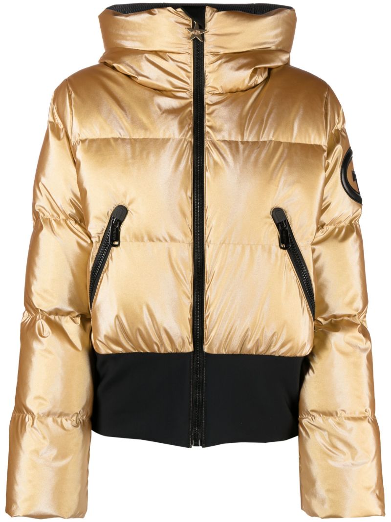 Gold Bombardino Padded Ski Jacket