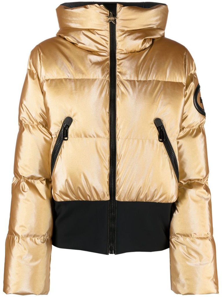 Gold Bombardino Padded Ski Jacket