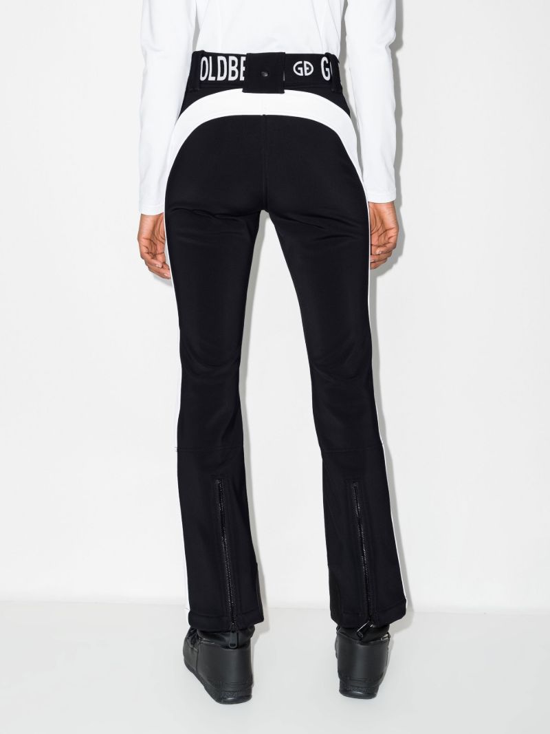 Black Runner Side Stripe Ski Trousers