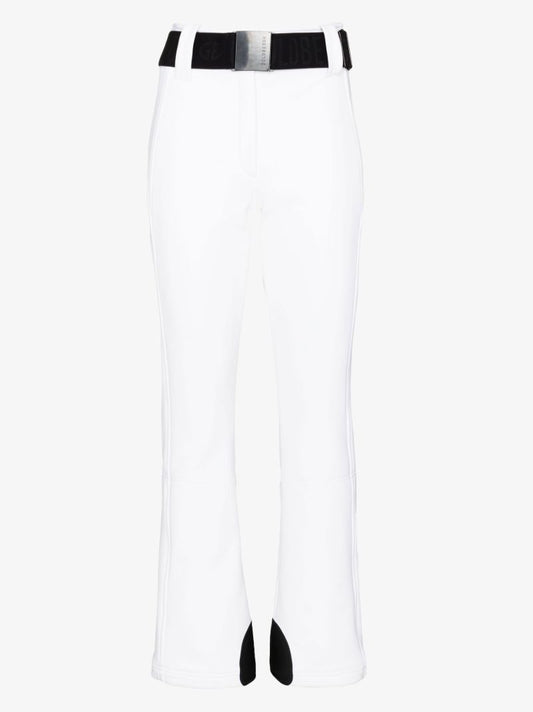 White Pippa Straight-leg Ski Trousers
