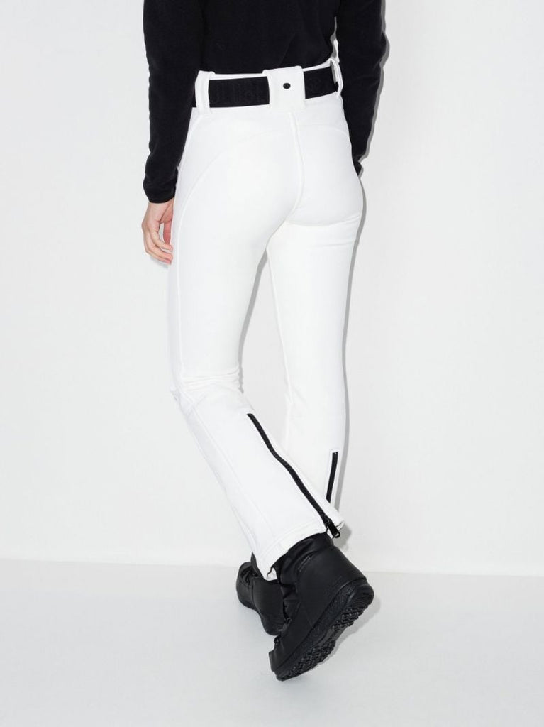 White Pippa Straight-leg Ski Trousers