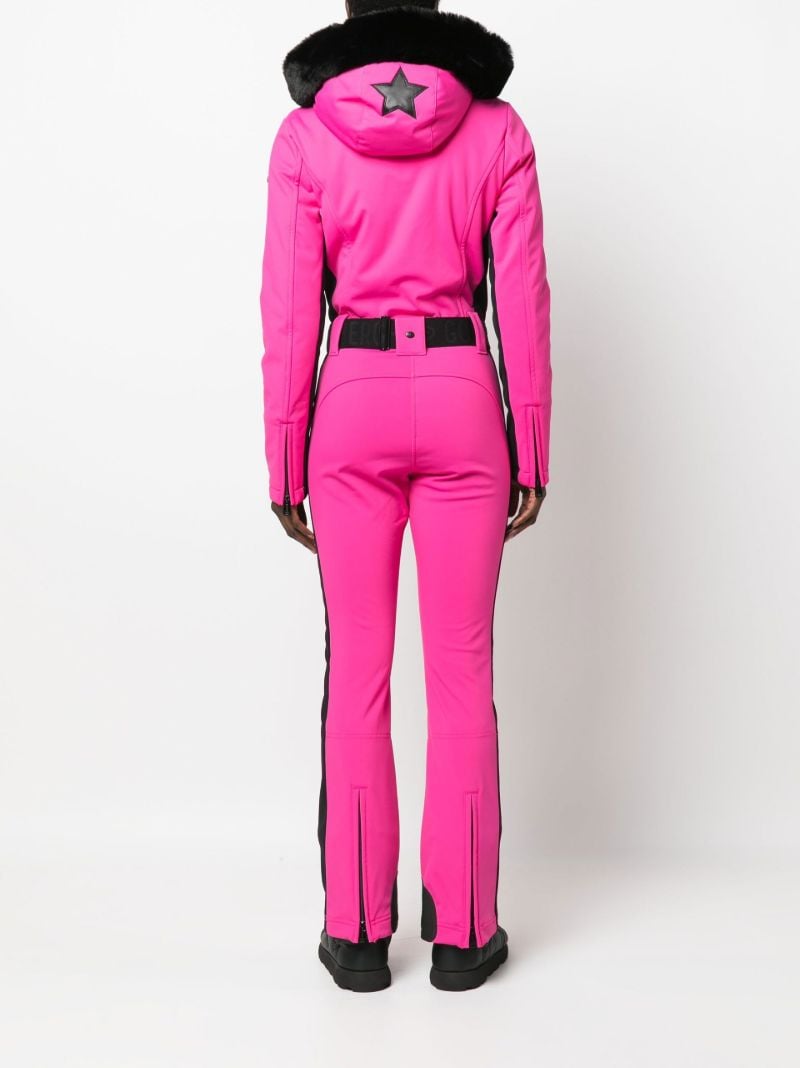 Pink Parry Down Filled Ski Suit