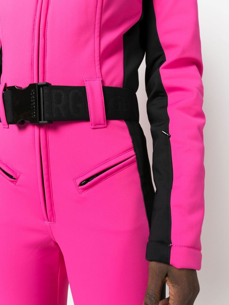 Pink Parry Down Filled Ski Suit