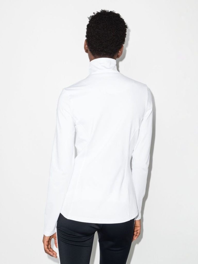 White Serena Base Layer Ski Top