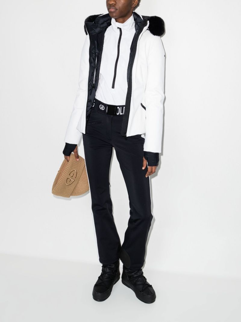 White Serena Base Layer Ski Top