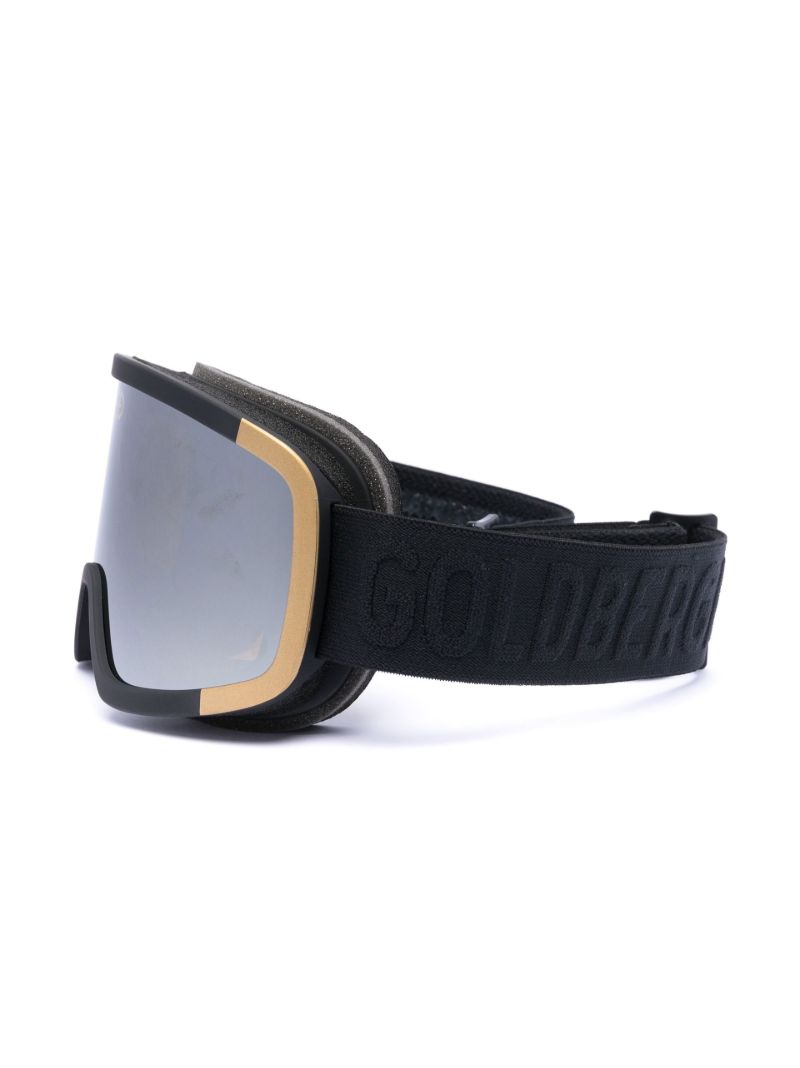 Gold-tone Eyecatcher Ski Goggles