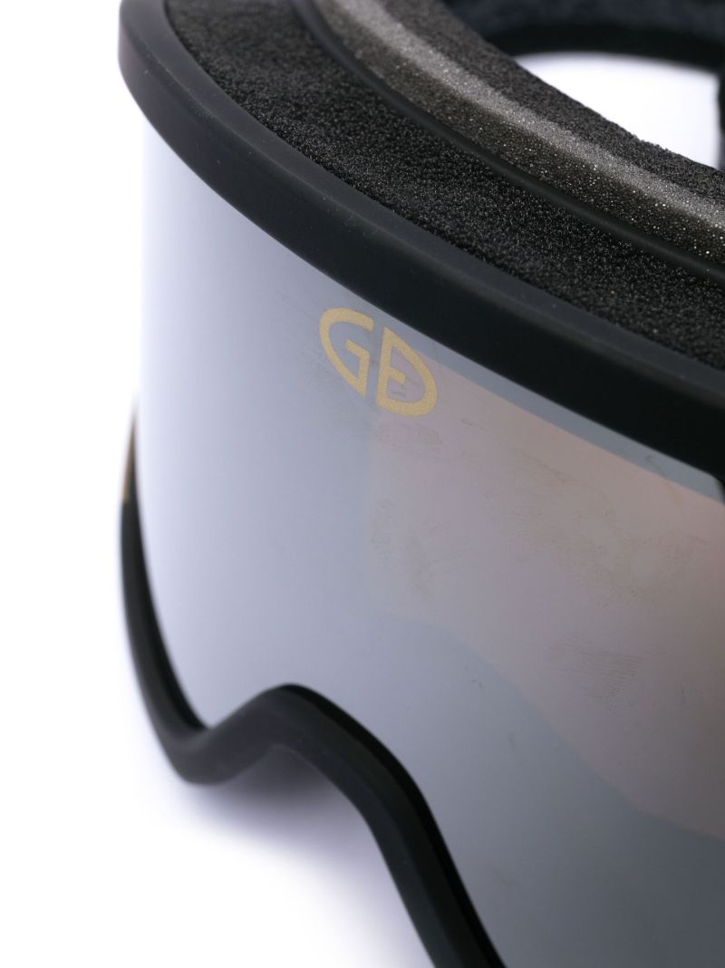 Gold-tone Eyecatcher Ski Goggles