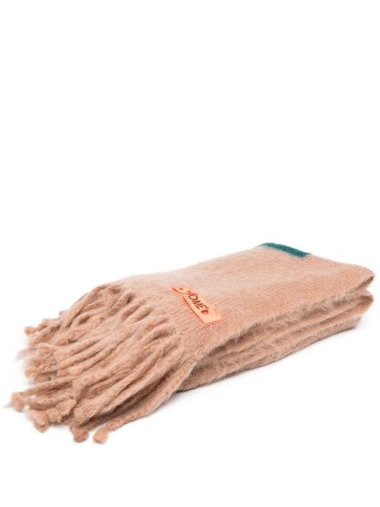 Neutral Arrows Logo Knitted Blanket