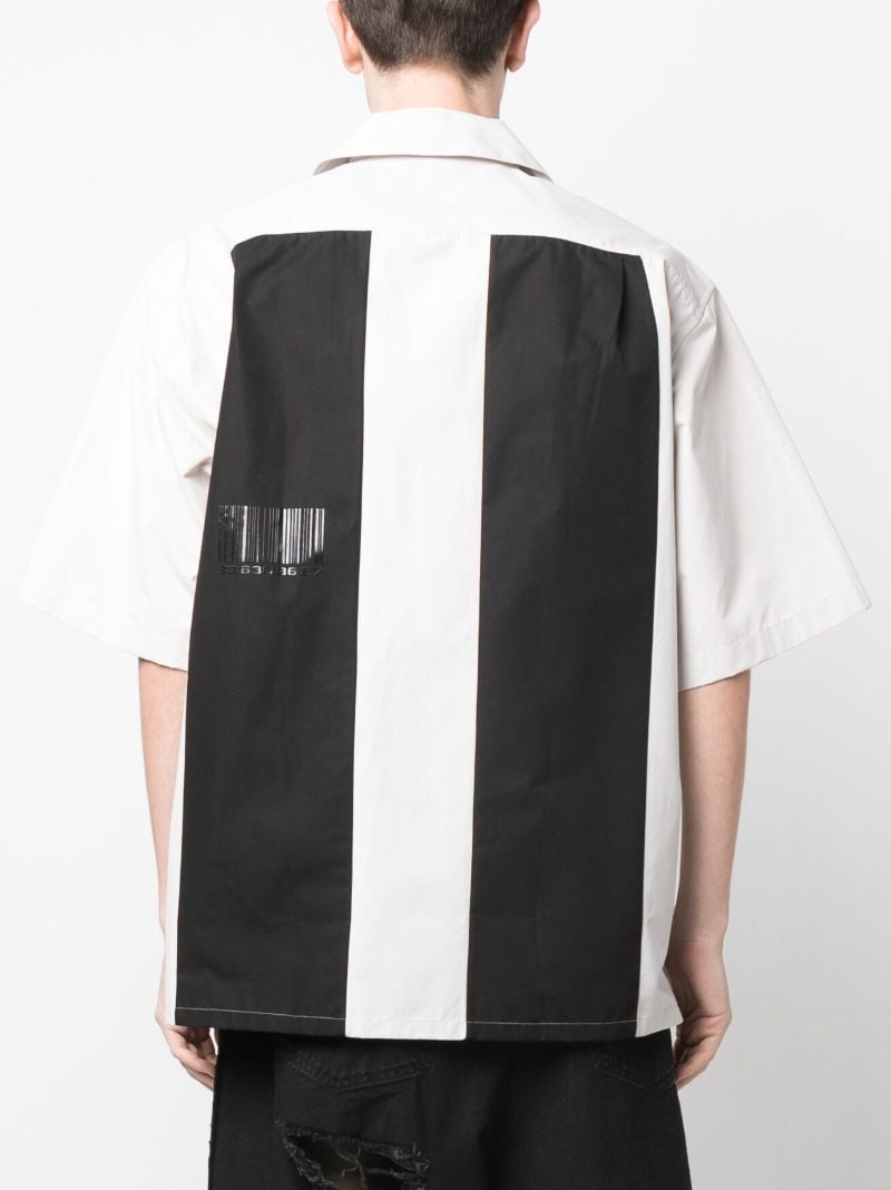 Black and White Bowling Shirt