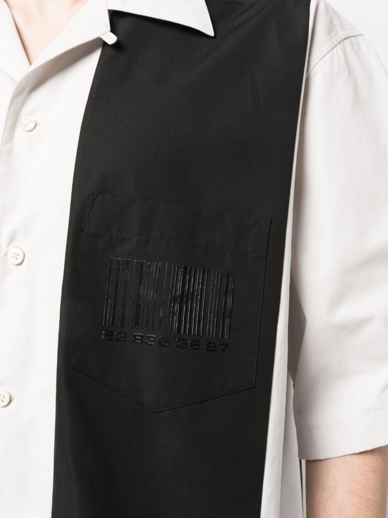 Black and White Bowling Shirt