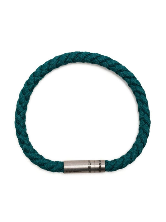 X Orlebar Brown Sterling Silver Le 7g Brushed Nato Cable Bracelet