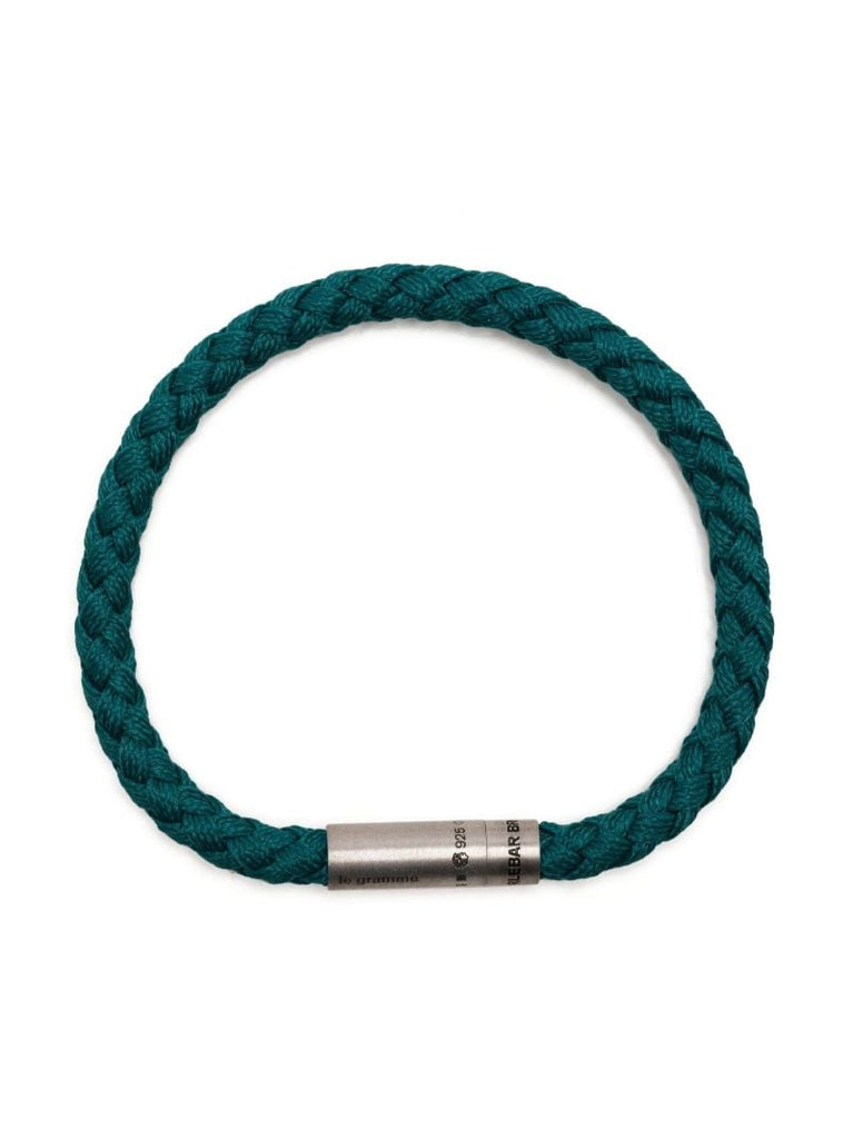 X Orlebar Brown Sterling Silver Le 7g Brushed Nato Cable Bracelet
