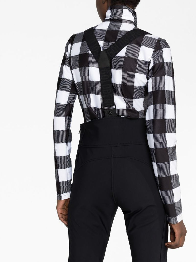 Black High End Straight-leg Ski Salopettes
