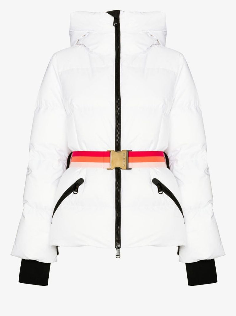 White Snowmass Padded Ski Jacket