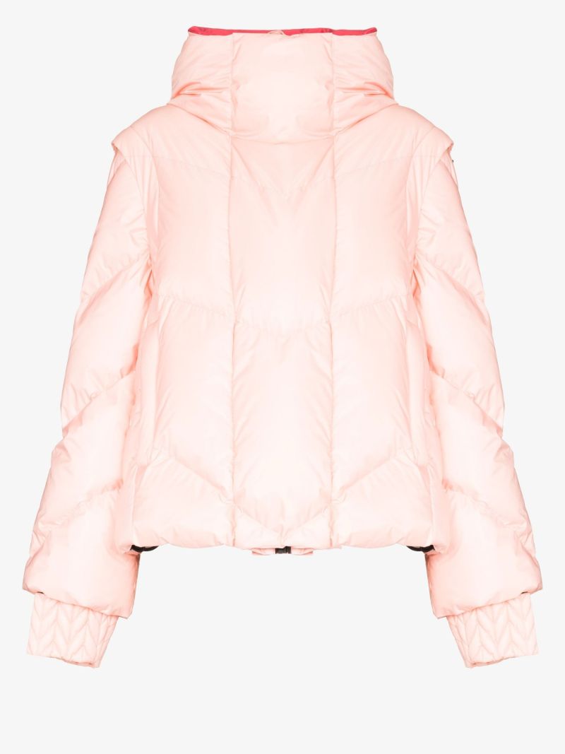 Pink Josie Quilted Padded Ski Jacket