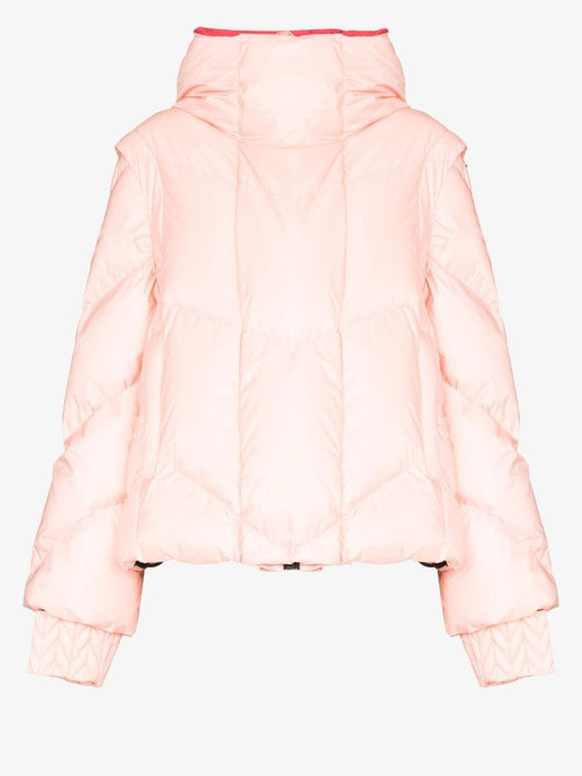 Pink Josie Quilted Padded Ski Jacket