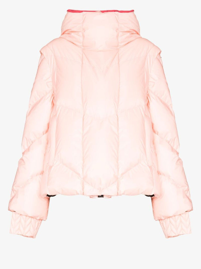 Pink Josie Quilted Padded Ski Jacket