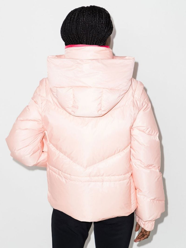 Pink Josie Quilted Padded Ski Jacket
