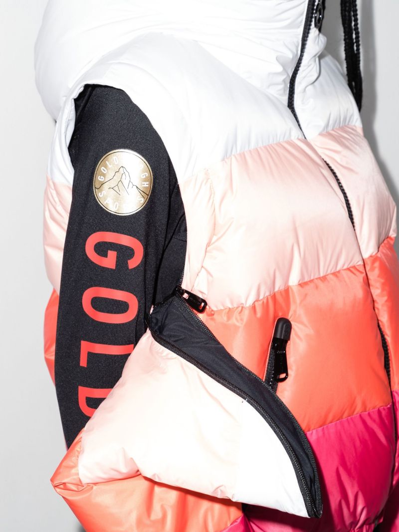 Pink Bliss Colourblock Padded Ski Jacket