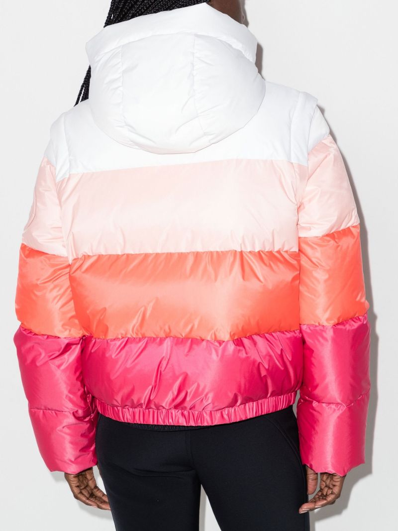 Pink Bliss Colourblock Padded Ski Jacket