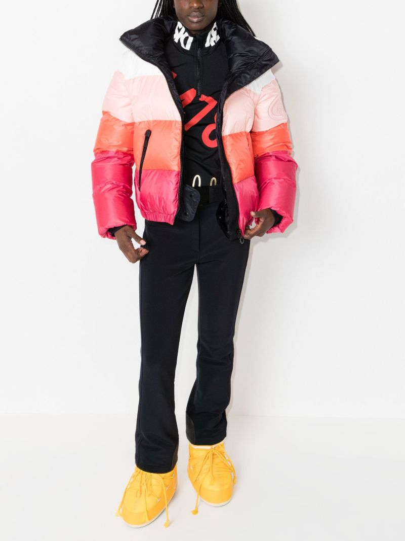 Pink Bliss Colourblock Padded Ski Jacket