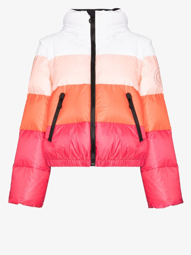 Pink Bliss Colourblock Padded Ski Jacket