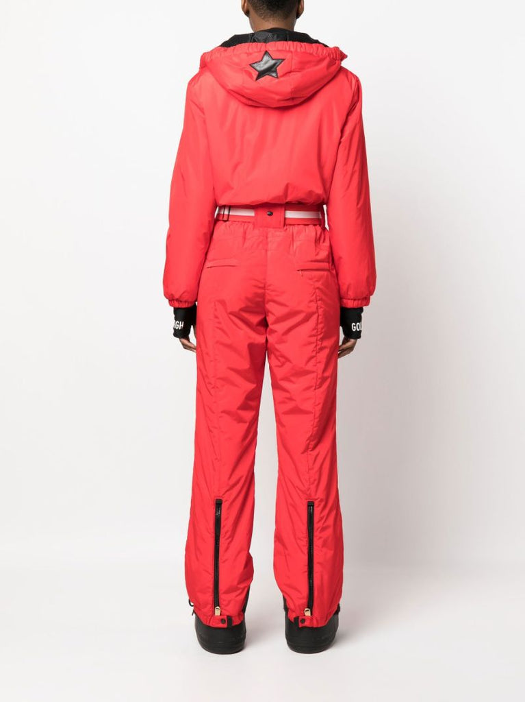 Red Lexi Padded Ski Suit