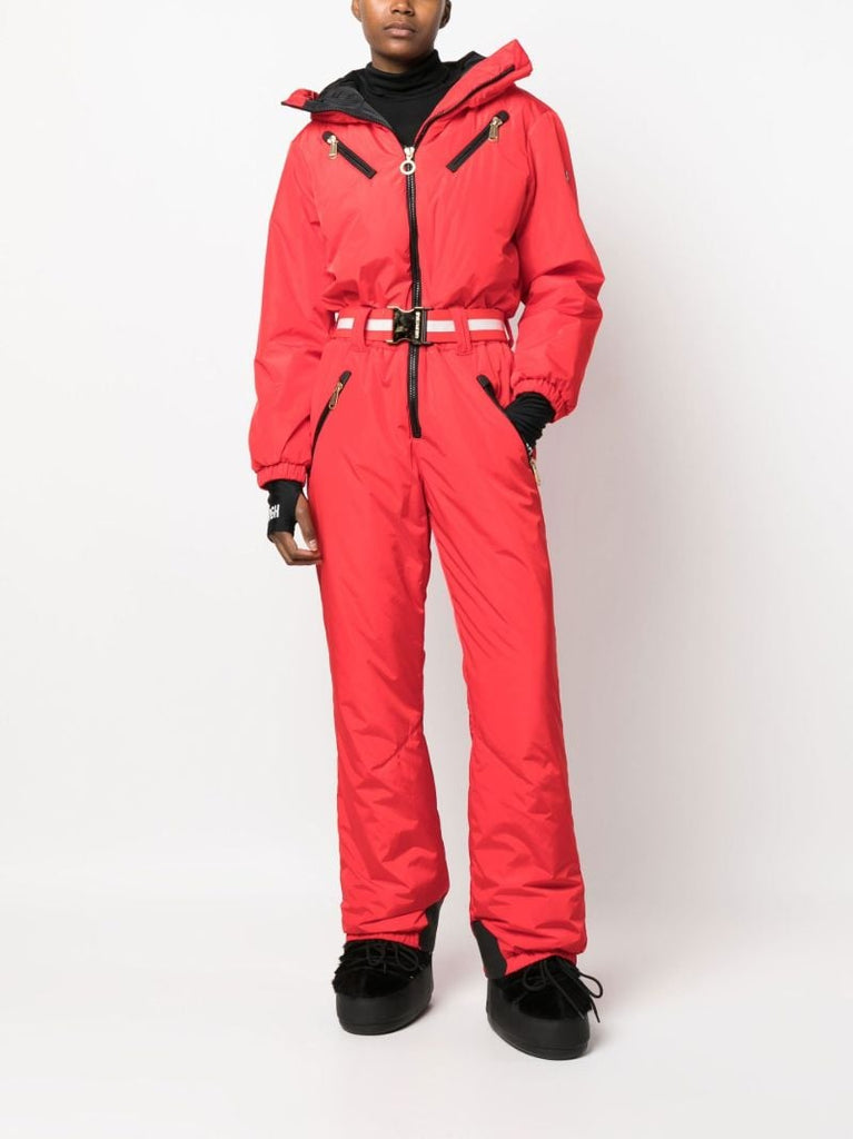 Red Lexi Padded Ski Suit