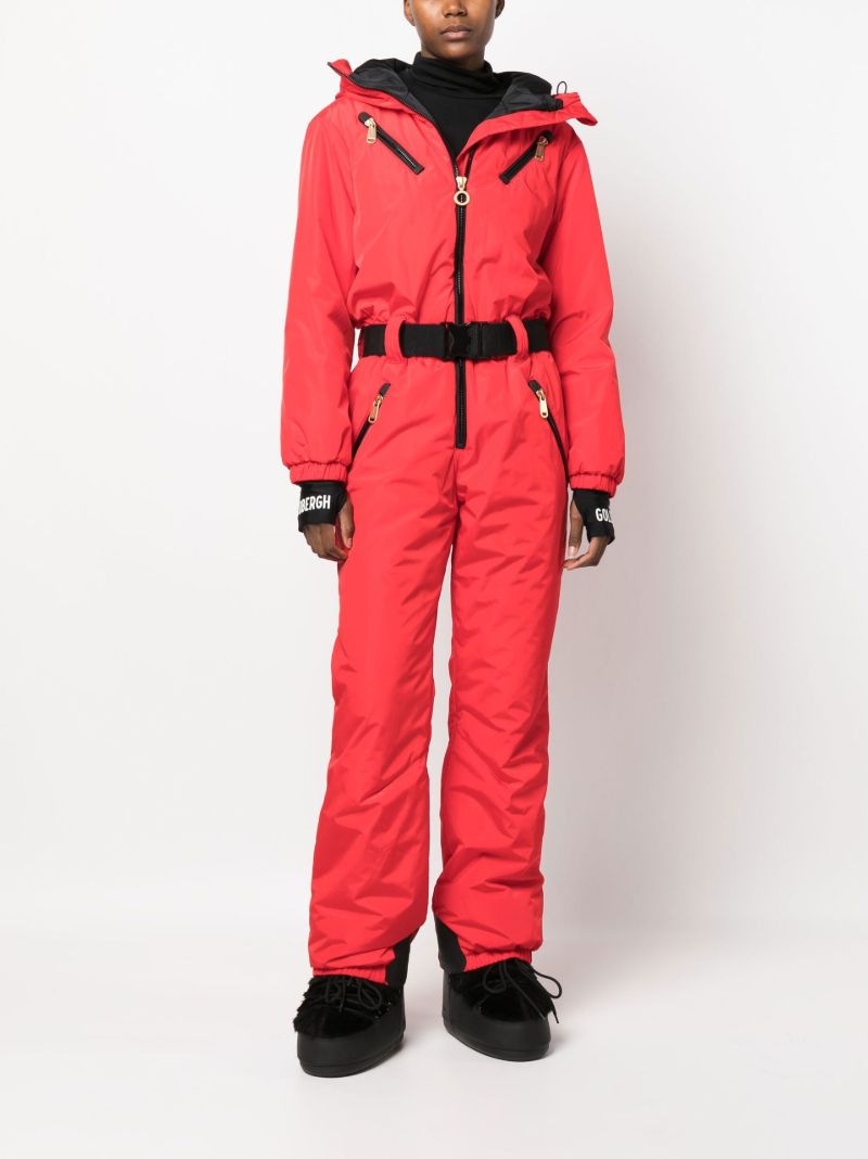 Red Lexi Padded Ski Suit