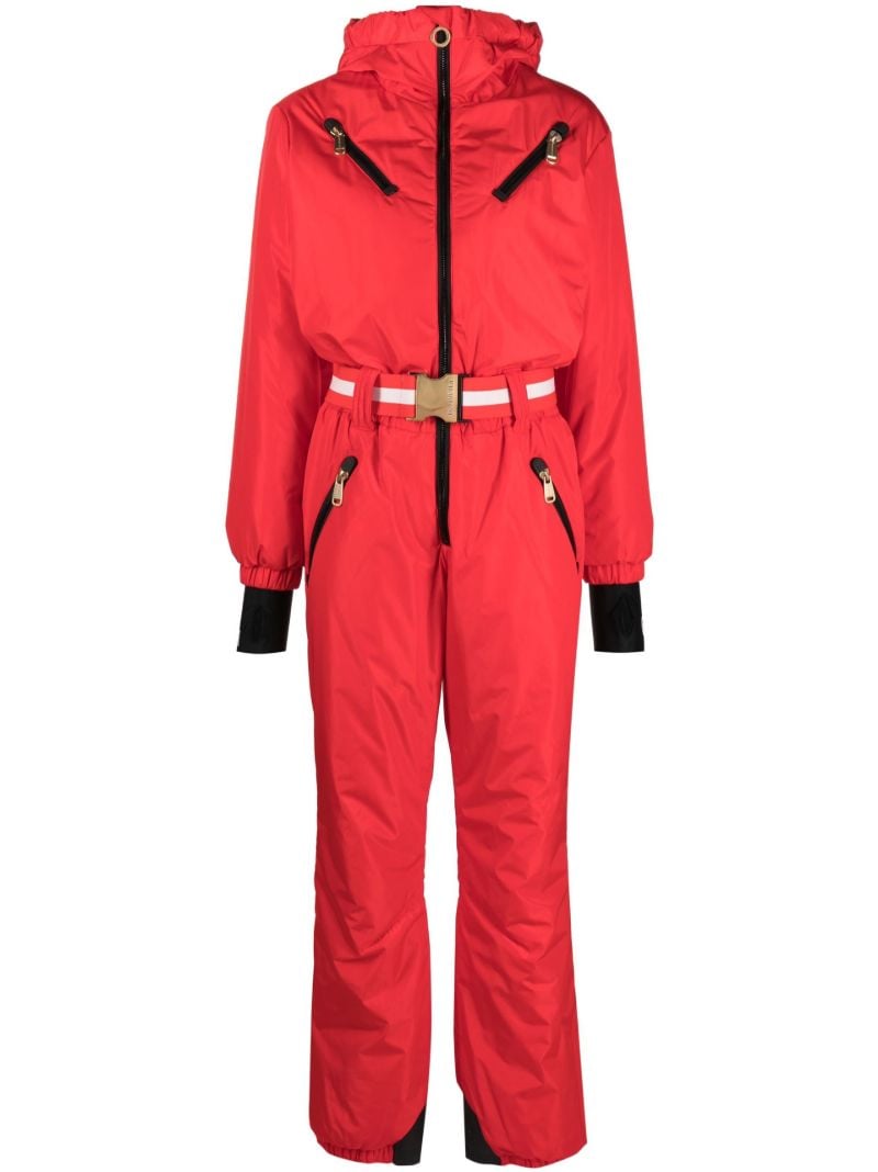 Red Lexi Padded Ski Suit