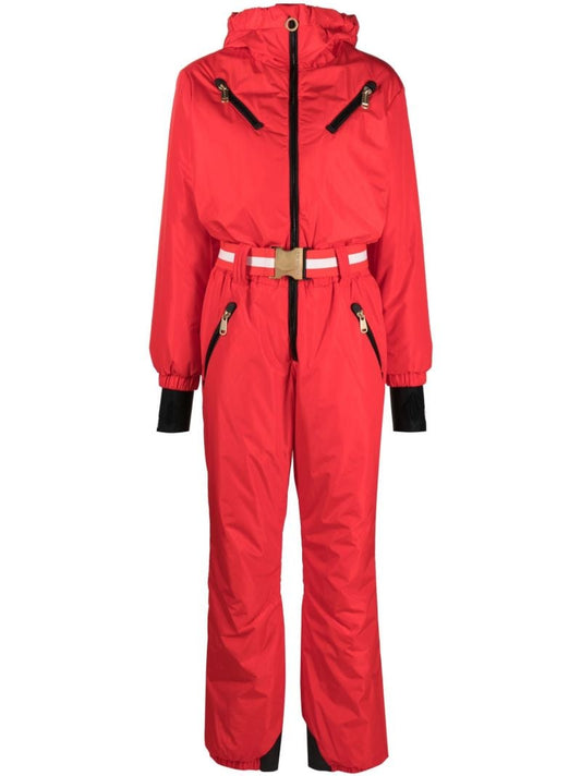 Red Lexi Padded Ski Suit