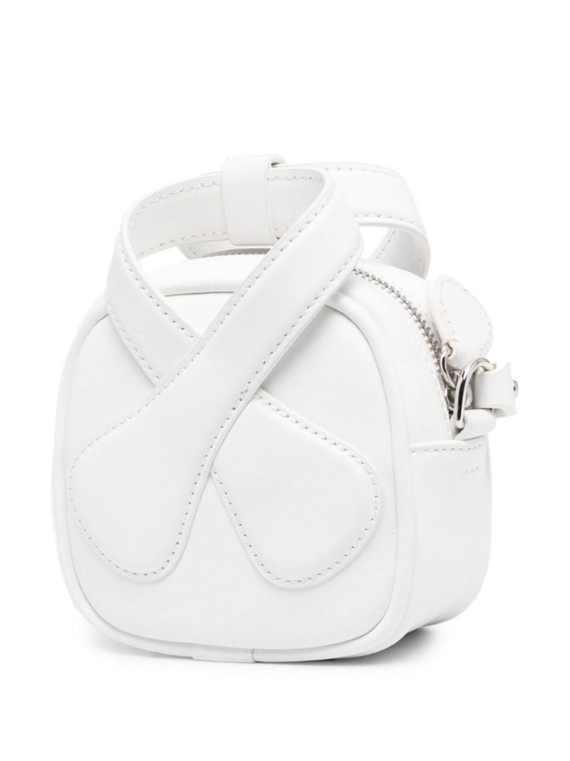 White Loop Leather Mini Bag