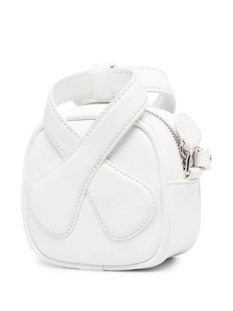 White Loop Leather Mini Bag