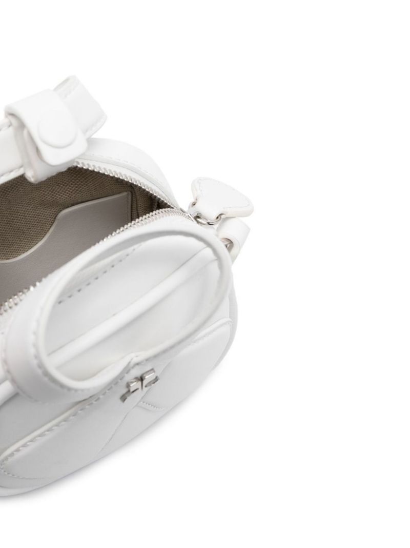 White Loop Leather Mini Bag