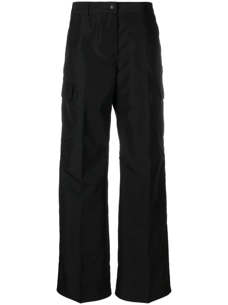 Black Alloy Straight-leg Trousers