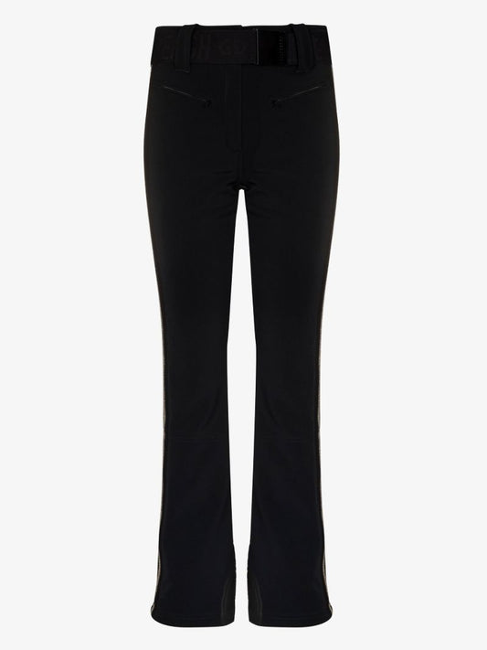 Black Cher Stripe Ski Trousers
