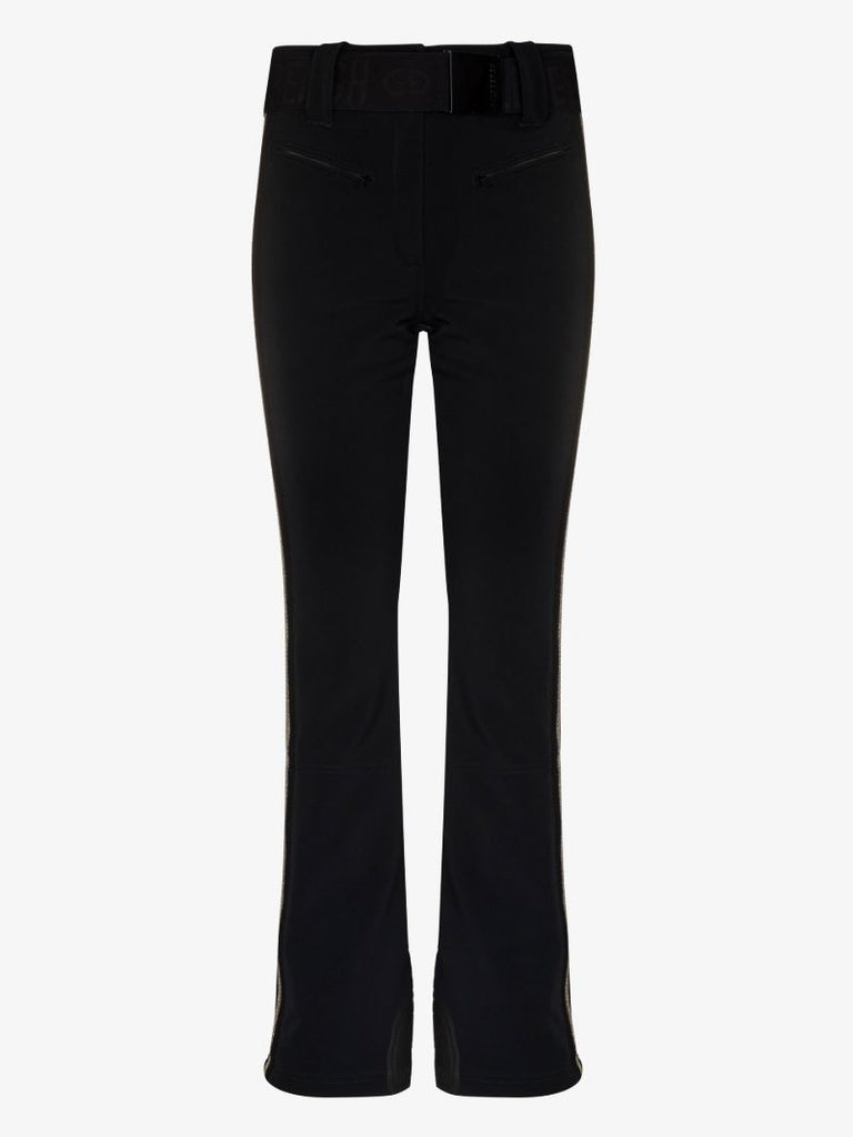 Black Cher Stripe Ski Trousers