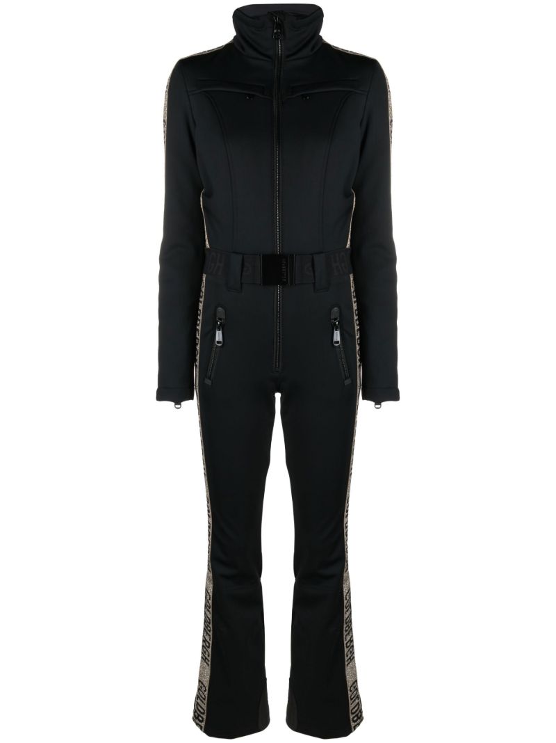 Black Premium Belted Ski Suit