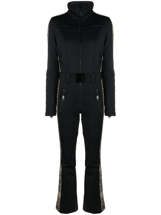 Black Premium Belted Ski Suit