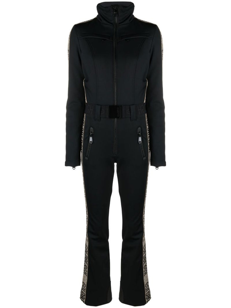 Black Premium Belted Ski Suit