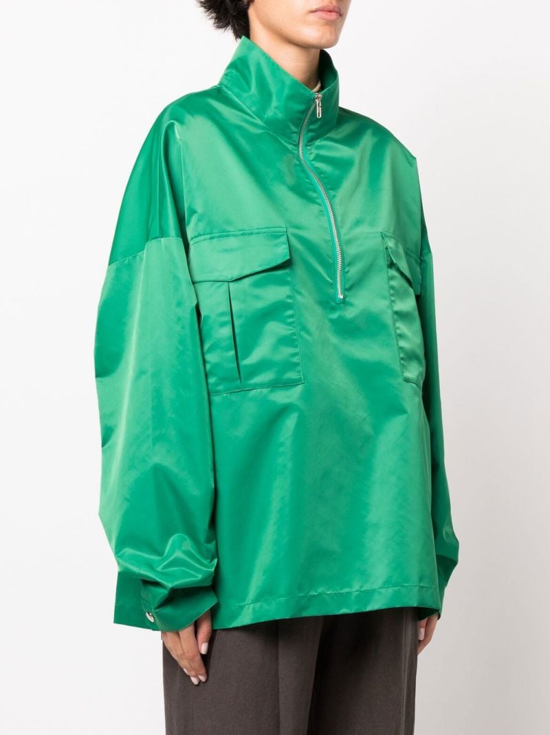 Green Kevin Oversized Anorak Jacket
