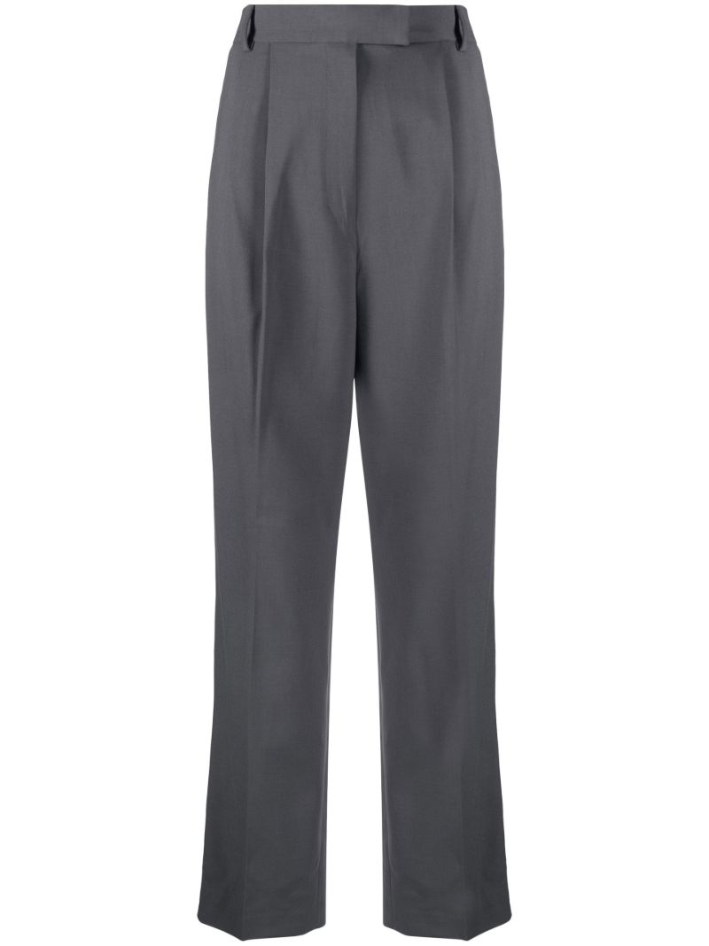 Grey Bea Straight-leg Trousers