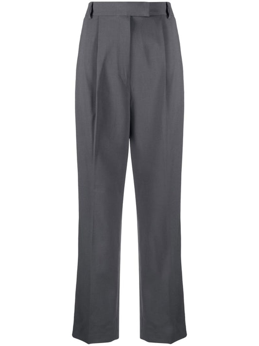 Grey Bea Straight-leg Trousers