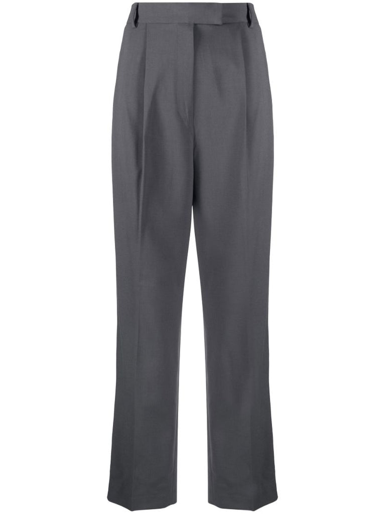 Grey Bea Straight-leg Trousers