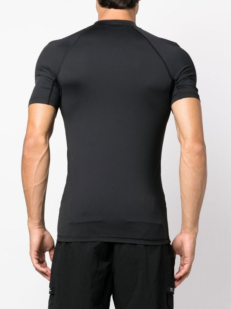 Black Logo Print  T-shirt
