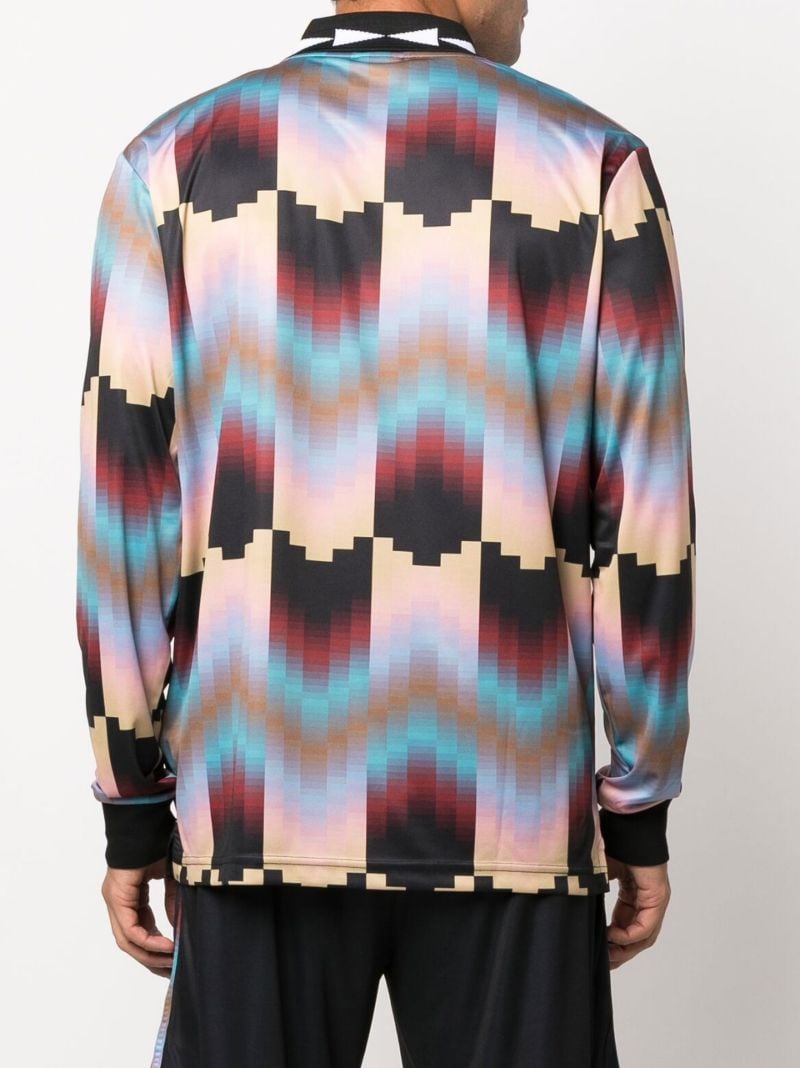 Black Gradient Sport Long Sleeve T-shirt
