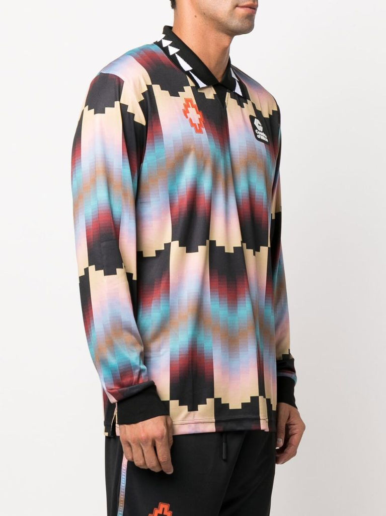 Black Gradient Sport Long Sleeve T-shirt